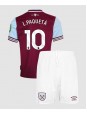 West Ham United Lucas Paqueta #10 Replika Hemmakläder Barn 2024-25 Kortärmad (+ byxor)
